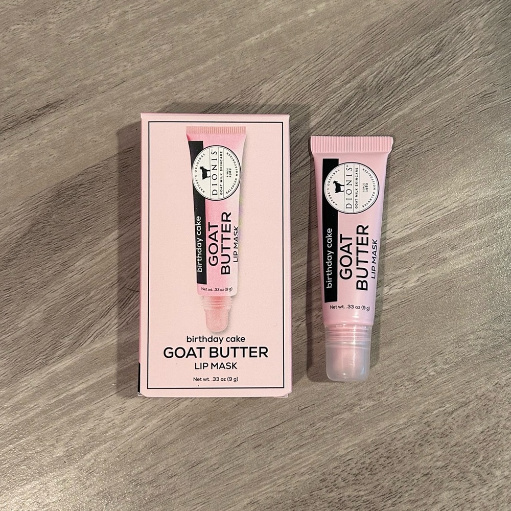 Dionis Birthday Cake Goat Butter Lip Mask NWT